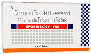 Sporidex Cv 750 Tablet 10