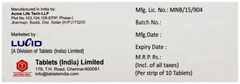 Labetol 100 Mg Tablet 10 Labetol 100 Mg Tablet 10