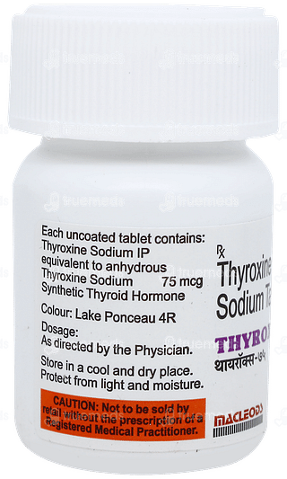 Thyrox 75 Tablet 120