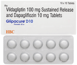 Glipacure D 10 Tablet 10