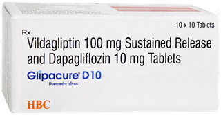 Glipacure D 10 Tablet 10