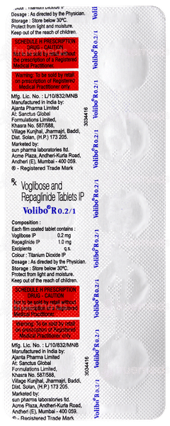 Volibo R 0.2/1 Tablet 10 Volibo R 0.2/1 Tablet 10
