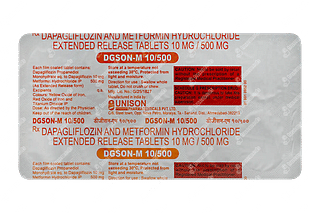 Dgson M 10/500 MG Tablet 10