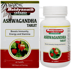 Baidyanath Ashwagandha Tablet 60 Baidyanath Ashwagandha Tablet 60