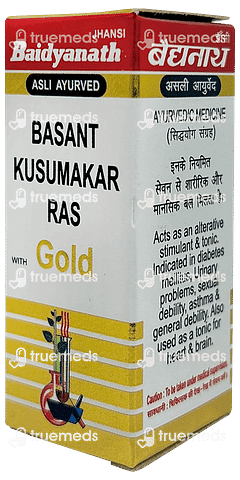 Baidyanath Basant Kusumakar Ras With Gold Tablet 25