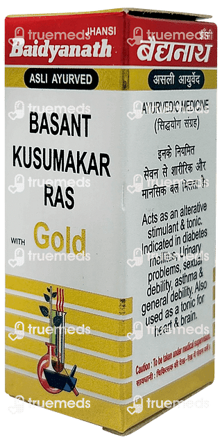 Baidyanath Basant Kusumakar Ras With Gold Tablet 25