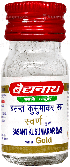 Baidyanath Basant Kusumakar Ras With Gold Tablet 25