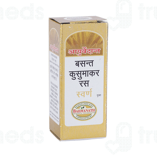 Baidyanath Basant Kusumakar Ras With Gold Tablet 25