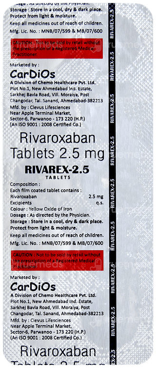 Rivarex 2.5 Tablet 10