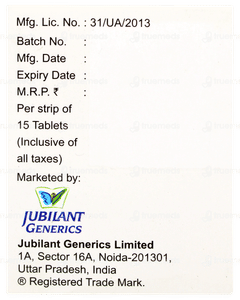 Jubira 20 Tablet 15 Jubira 20 Tablet 15