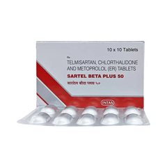 Sartel Beta Plus 50 Tablet 10