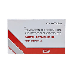 Sartel Beta Plus 50 Tablet 10