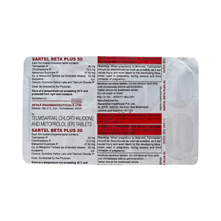 Sartel Beta Plus 50 Tablet 10