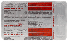 Sartel Beta Plus 50 Tablet 10 Sartel Beta Plus 50 Tablet 10