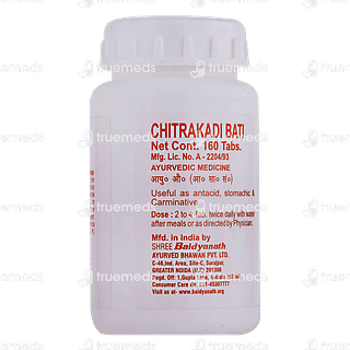 Baidyanath Chitrakadi Bati Tablet 160