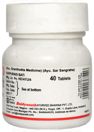 Baidyanath Karpuradi Bati Tablet 40