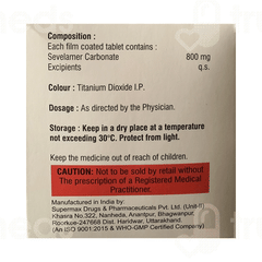 Sevasta 800 MG Tablet 10 Sevasta 800 MG Tablet 10