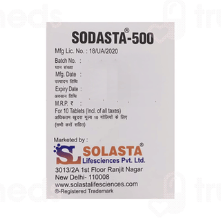 Sodasta 500 MG Tablet 10