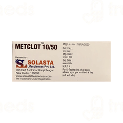 Metclot 10/50 Tablet 10 Metclot 10/50 Tablet 10