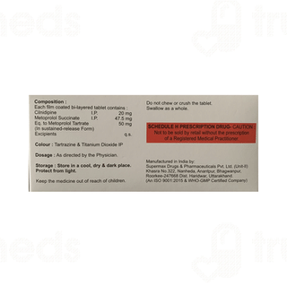 Metclot 20/50 MG Tablet 10