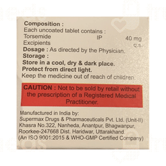 Torasta 40 MG Tablet 10 Torasta 40 MG Tablet 10