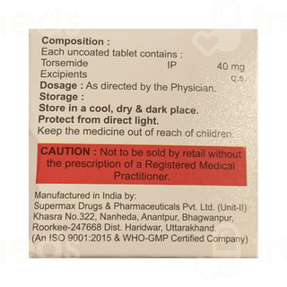 Torasta 40 MG Tablet 10
