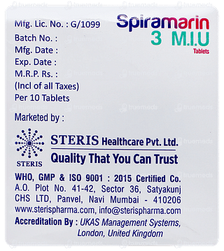 Spiramarin 3miu Tablet 10