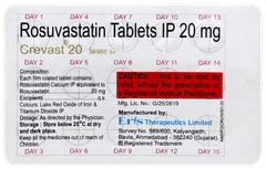 Crevast 20 Tablet 15 Crevast 20 Tablet 15