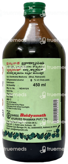 Baidyanath Drakshasav 450ml