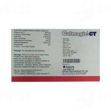 Calmagic Ct Tablet 10 - Uses, Side Effects, Dosage, Price | Truemeds