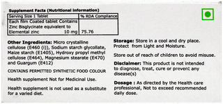 Glyzinc Nm Tablet 10