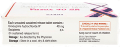 Vasox 40 Sr Tablet 10