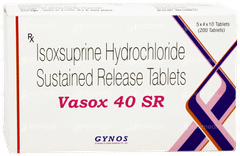 Vasox 40 Sr Tablet 10