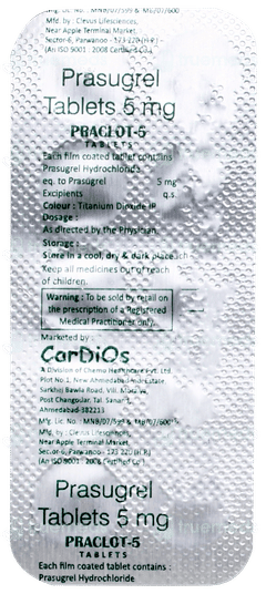 Praclot 5 Tablet 10 Praclot 5 Tablet 10