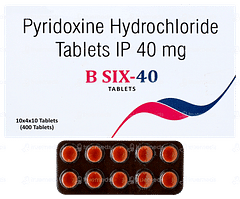 B Six 40 Tablet 10