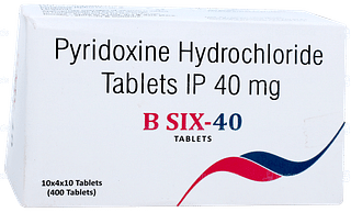 B Six 40 Tablet 10