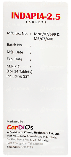 Indapia 2.5 Tablet 14