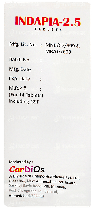 Indapia 2.5 Tablet 14