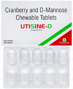 Utisine D Chewable Tablet 10