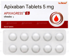 Apixagress 5 Tablet 10