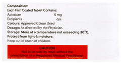 Apixagress 5 Tablet 10 Apixagress 5 Tablet 10