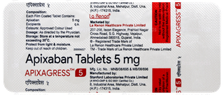 Apixagress 5 Tablet 10