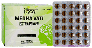 Patanjali Divya Medha Vati Extra Power 4 Pack Of 30 Tablet