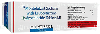 Miontizee L 5/10 MG Tablet 10