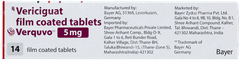 Verquvo 5mg Tablet 14 Verquvo 5mg Tablet 14