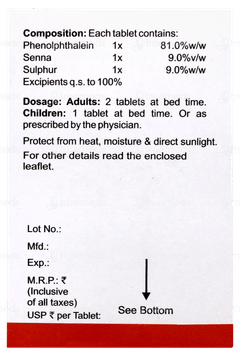 Baksons Y Lax Tablet 75