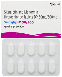 Suitglip M 50/500 Tablet 10