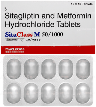 Sitaclass M 50/1000 Tablet 10