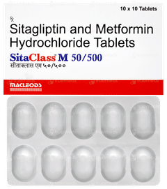 Sitaclass M 50/500 Tablet 10