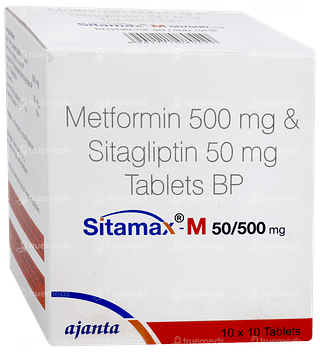 Sitamax M 50/500mg Tablet 10